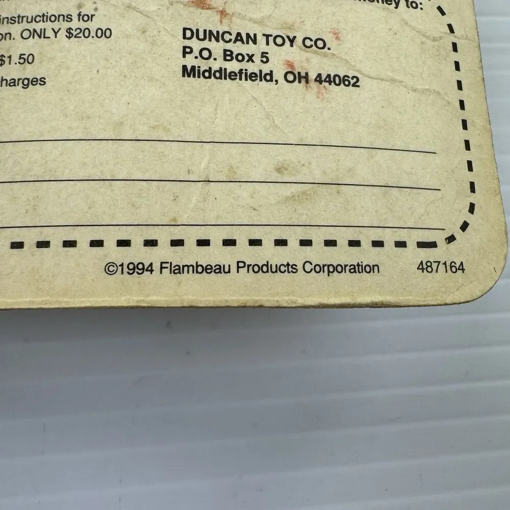 Vintage 1997 Coca Cola Duncan Yo Yo Polar Bear NOC Carded Promo Toy